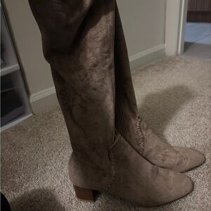 Jack Rogers Women's Tan Knee-High Boots